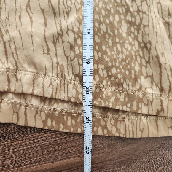 ATM Anthony Thomas Melillo Silk T Shirt XS Tan Casual Minimalist Lightweight - Picture 7 of 7